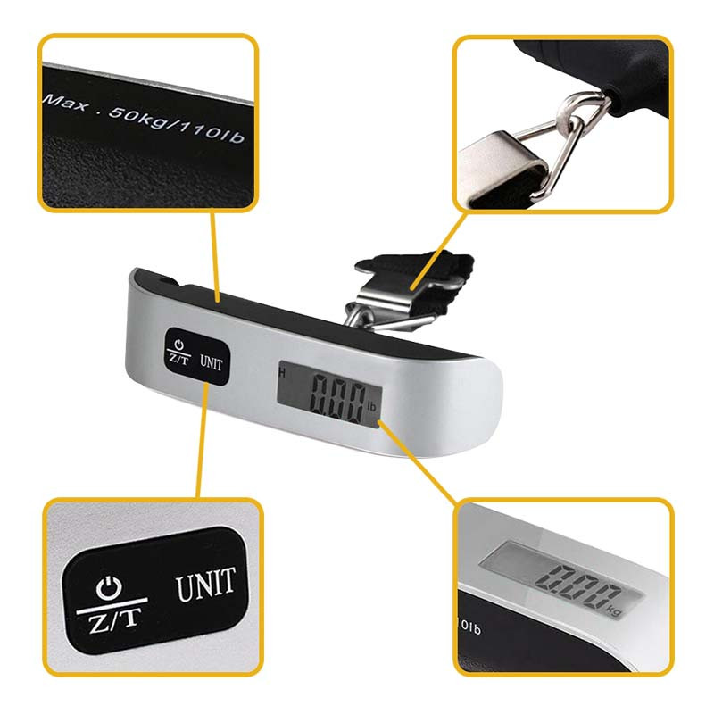Miniatura 3 de Bascula Para Maletas Digital LCD 191